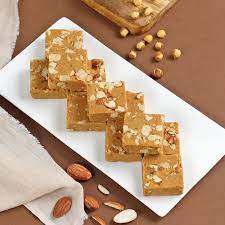 rajasthani chana badam barfi